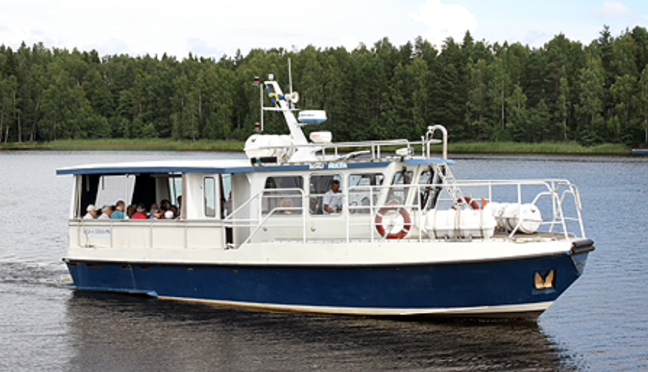 Taxibåten Hulda i Söderhamn